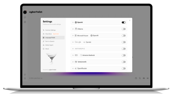 CyberTwist - Plateforme IA Privée
